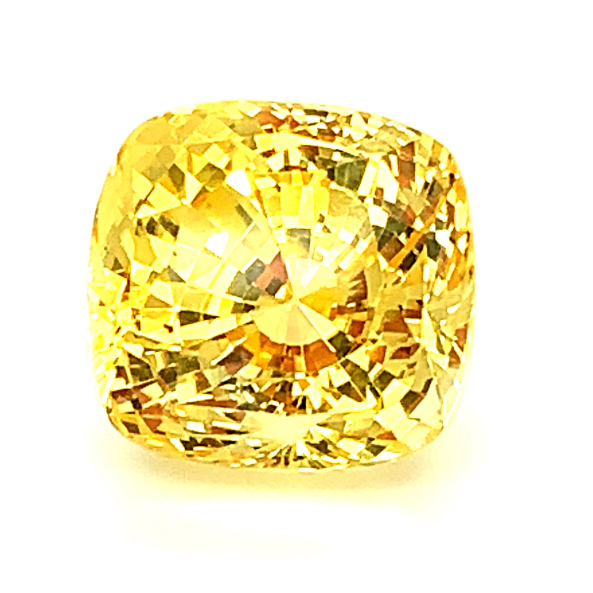 AAA Grade 11.40 Ct Ceylon Yellow Sapphire Loose Radiant Cut Gemstone , Genuine Quality For hotsell Jewelry Making , Size 12x12x7 MM ,